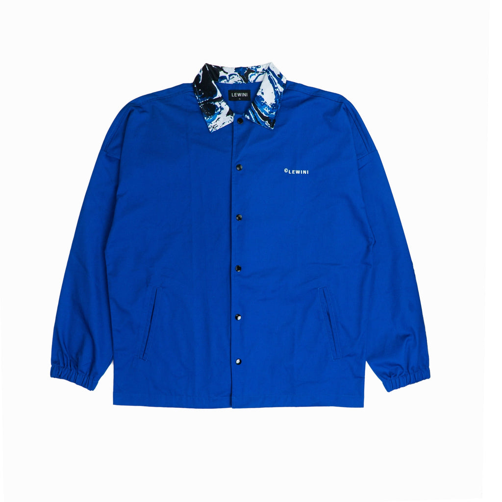 Cotton Blue Coach Jacket